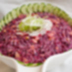 Red cabbage & pineapple coleslaw
