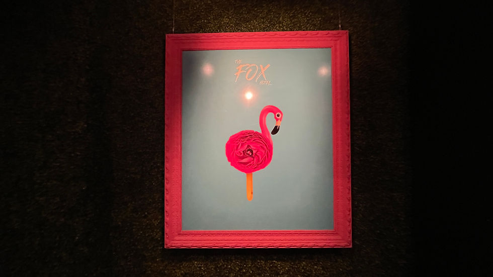 Artwork inside Fox Hotel