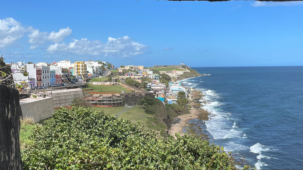 View towards Waterfront and El Morro from Castillo San Cristobal