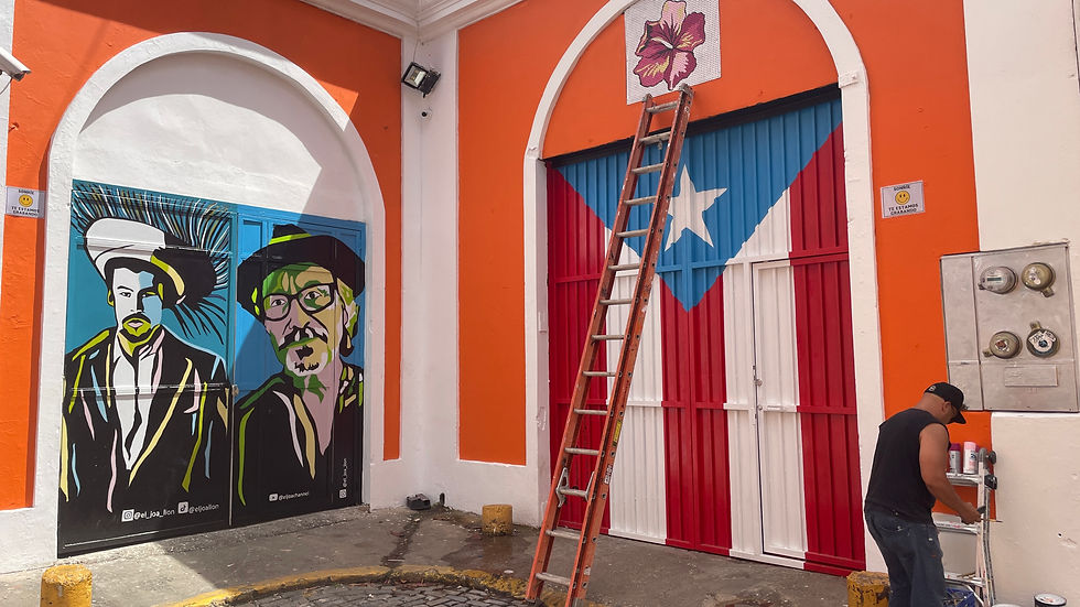 Touchups on the Flag Door