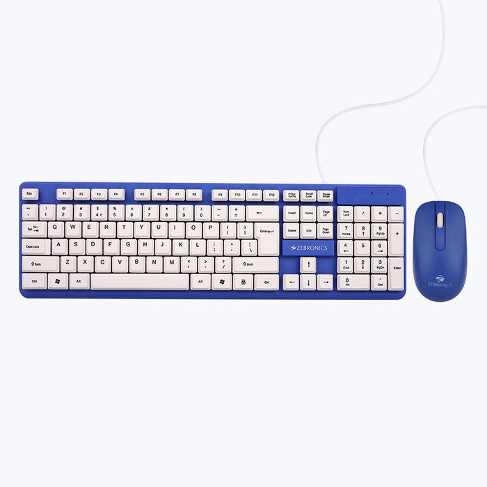 Zebronics Wired Keyboard with Mouse combo-ZEB-JUDWAA541