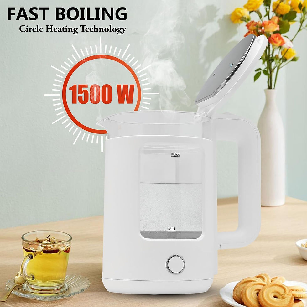 Thumbnail: Kent 1.8 Litre Cool Touch Glass Kettle