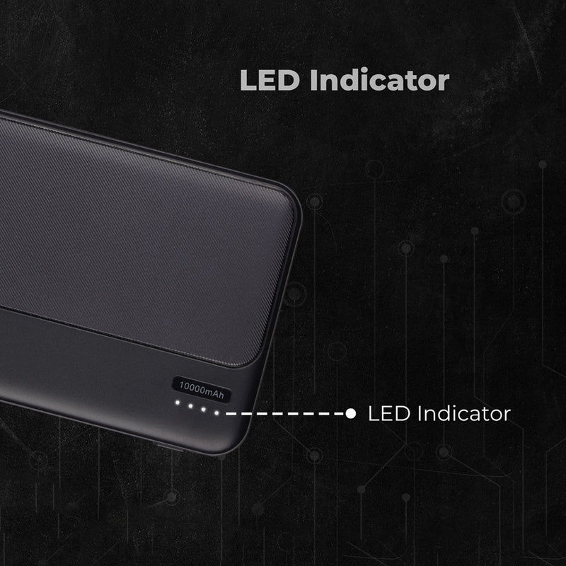 Thumbnail: Zebronics 10000 mAh Powerbank with Dual USB Out-ZEB-MB10000S5