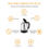 Thumbnail: Kent 1.2L Vogue stainless steel kettle