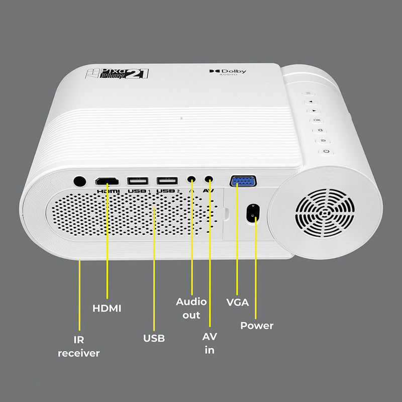 Thumbnail: Zebronics HDMI Projector with inbuilt Speaker-Pixa Play21