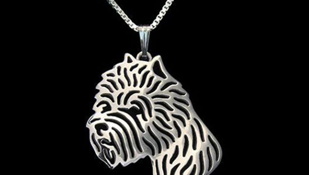 Westie Pendant, 'Silver'