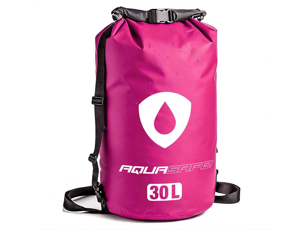 Sac étanche - Modèle AquaSafe 30L - Rose