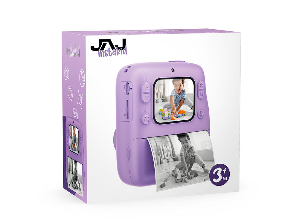 Appareil photo impression instantanée enfant - Modèle Instakid - Coloris Violet