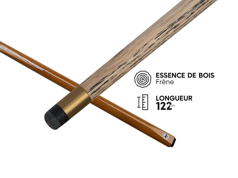 Queue de billard JAJ 122cm - Frêne