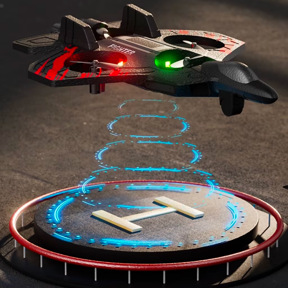 Miniature : Avion télécommandé 2.4 GHz 360° - Coloris Rouge / Bleu