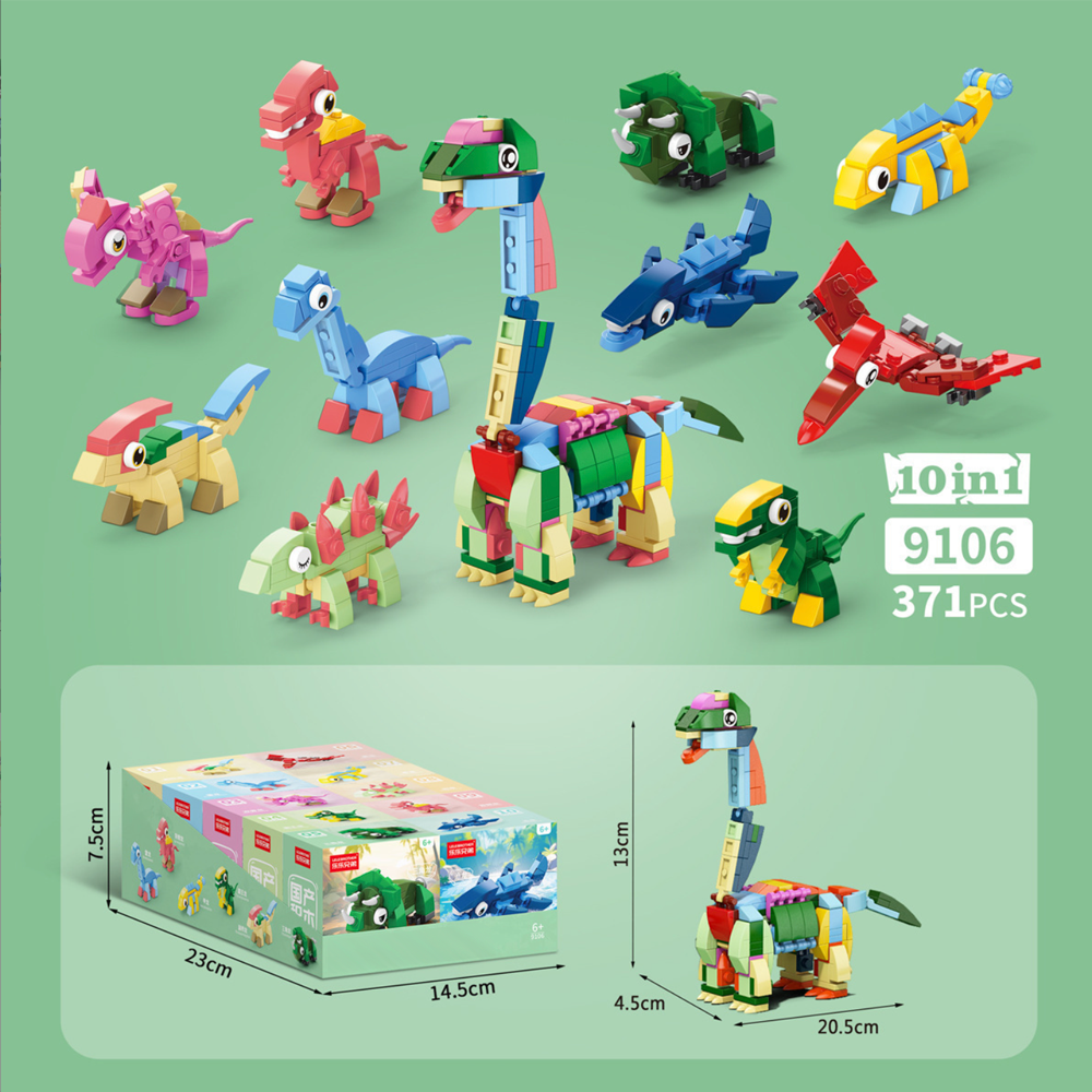 Display x10pcs - Construction - Thème Jurassic