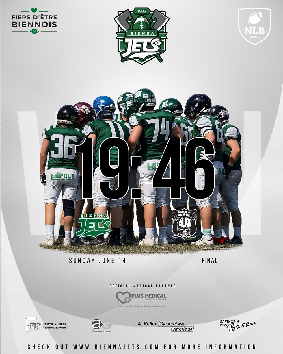 Das NLB-Team der Bienna Jets verabschiedet sich in die Sommerferien