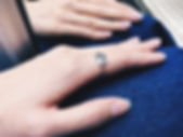 sterling silver hammer ring