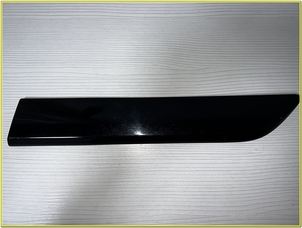 Miniatura: Opel Corsa D 3 Porte 2006-2014 Cornice Fiancata Posteriore Nero Met