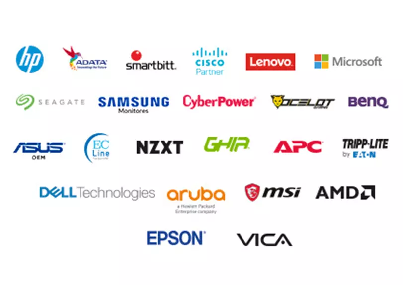 HP MICROSOFT LENOVO CISCO SAMSUNG CYBER POWER MSI AMD EPSON ADATA