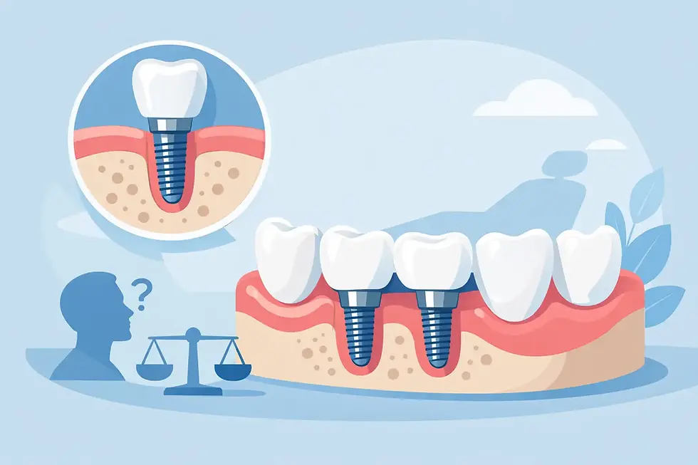 Implante para poucos dentes vale a pena?