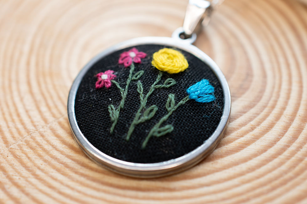 Thumbnail: Pansexual flag necklace