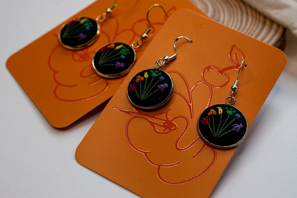 Thumbnail: Rainbow flag earrings
