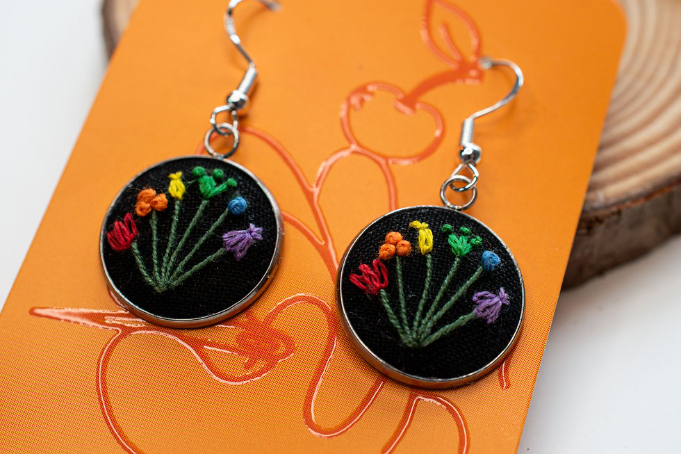 Thumbnail: Rainbow flag earrings