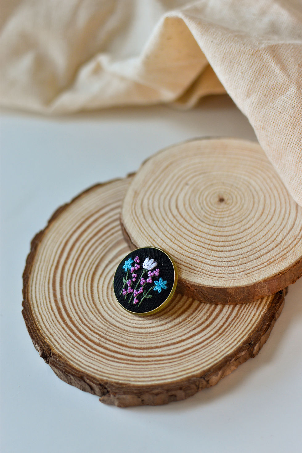 Thumbnail: Trans pride brooch