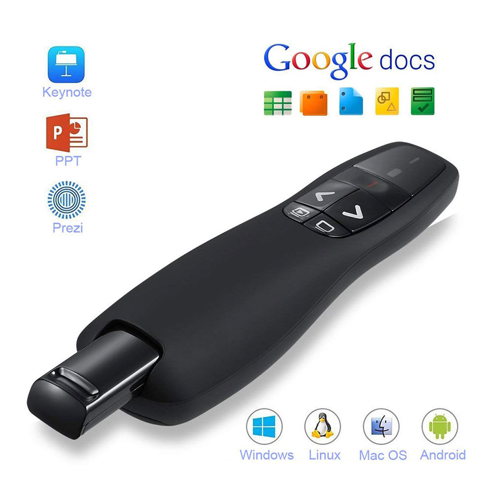 2.4GHz Wireless USB Powerpoint Presentation PPT Flip Pen Pointer Clicker Present