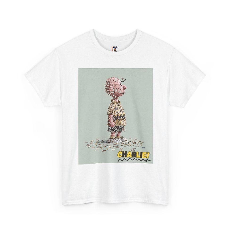 Thumbnail: 'Charlie'  Retro Pop Art Graphic SL Tee