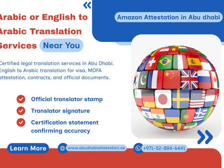 Arabic or English to Arabic Translation in Abu Dhabi 2026