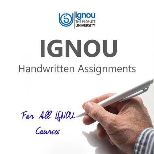 IGNOU Handwritten Assignments | Gyaniversity Publications