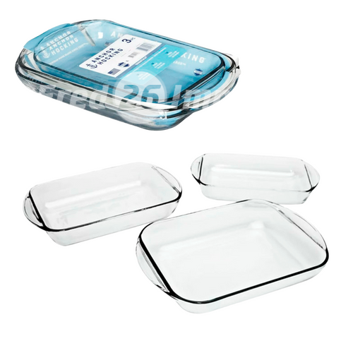 Anchor Hocking 3PC Essentials Bakeware Bundle | Fred 26 Importers
