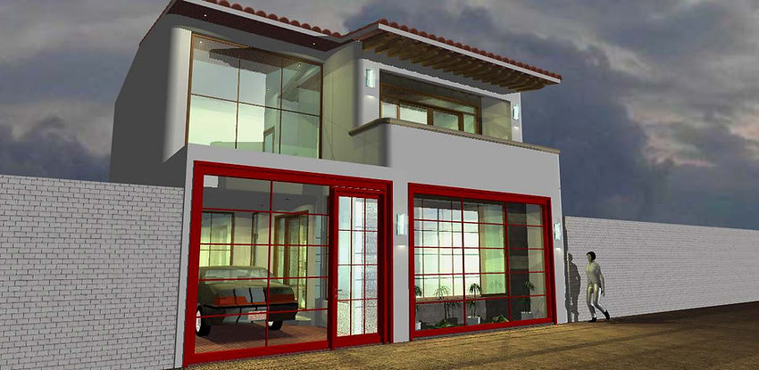 Fachada Principal Casa La Experimental