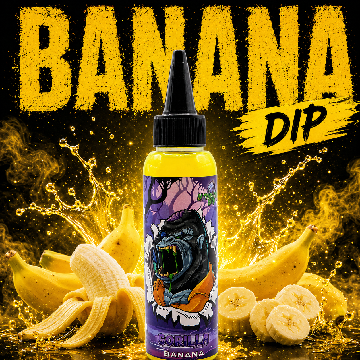 Liquido per sigaretta elettronica Gorilla Banana Dip con banane fresche