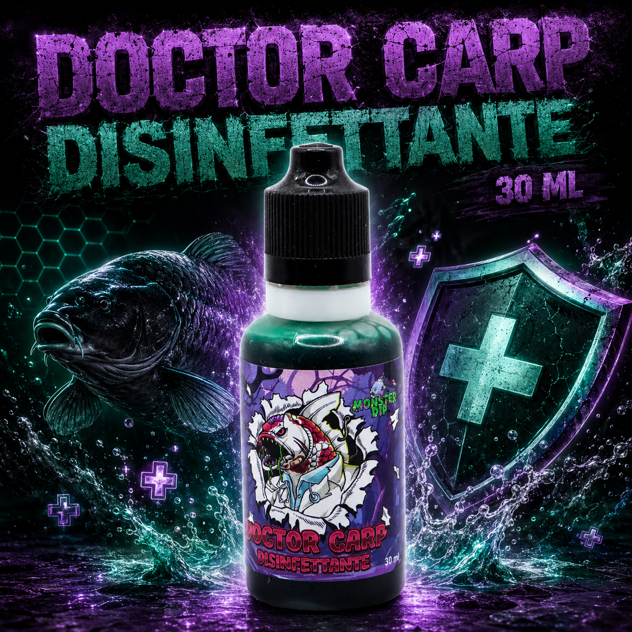 Flacone di Doctor Carp Disinfettante da 30 ml