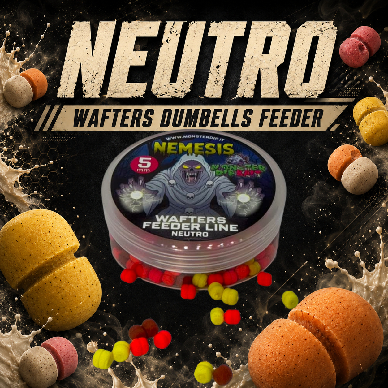 Confezione Wafters Dumbell Feeder Neutro Nemesis