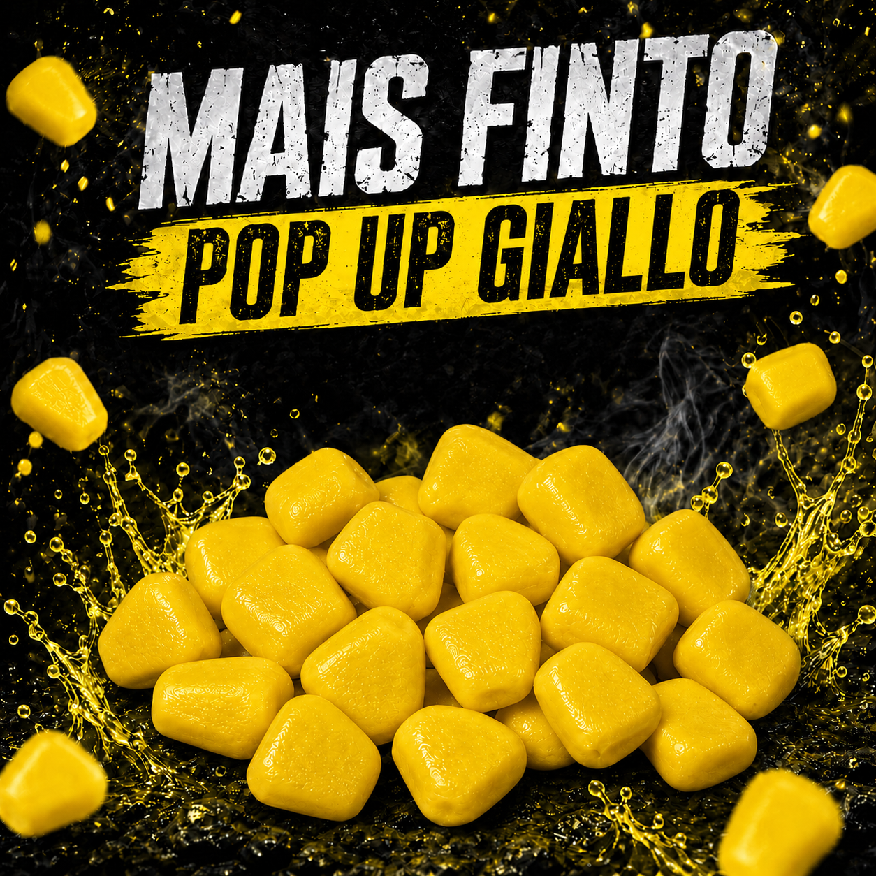 Mais finto pop up giallo per pesca sportiva