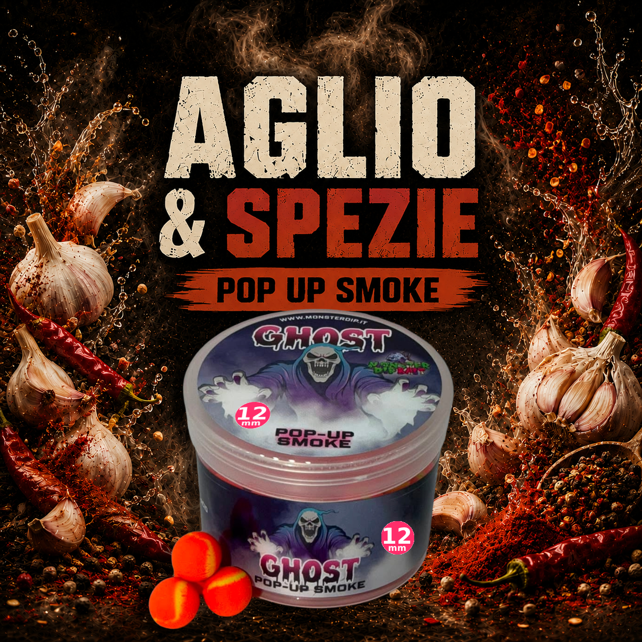 Pop Up Smoke Aglio & Spezie Ghost con aglio e peperoncini