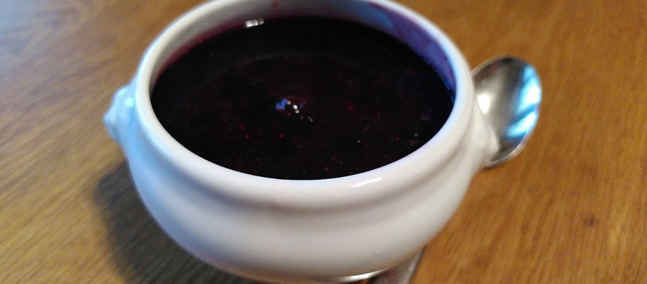 Blueberry  Soup - Mustikkakiisselli / Mustikkasoppa