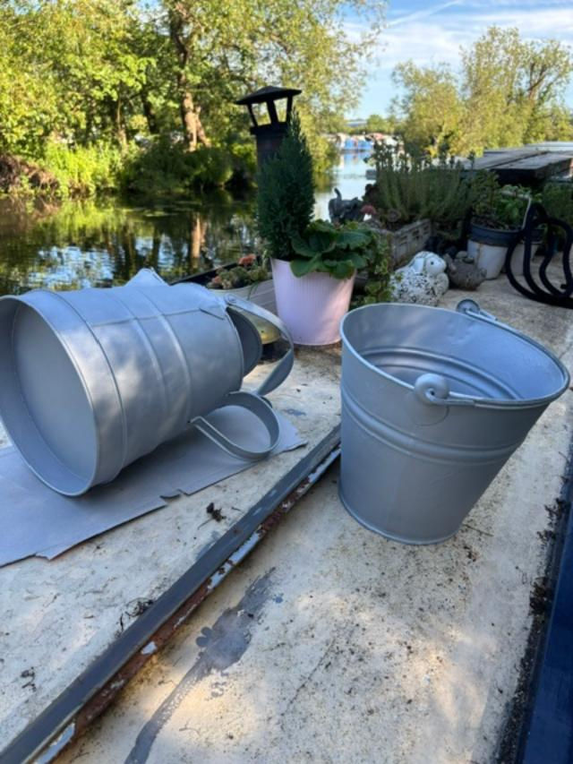 Thumbnail: Bespoke Canal Art Water Cans/Buckby Cans and Ash Buckets