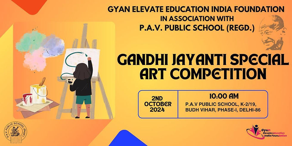 To commemorate the birth anniversary of Mahatma Gandhi, a special art competition was held on 2nd October. The event provided a platform for students to creatively express Gandhiji’s ideals of peace, non-violence, and truth. The artworks beautifully captured the spirit of his message and showcased the remarkable talent of our participants. We extend our sincere appreciation to all who took part and contributed to the success of this meaningful event.