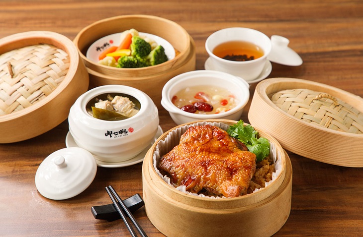 Arranged Food and Objects