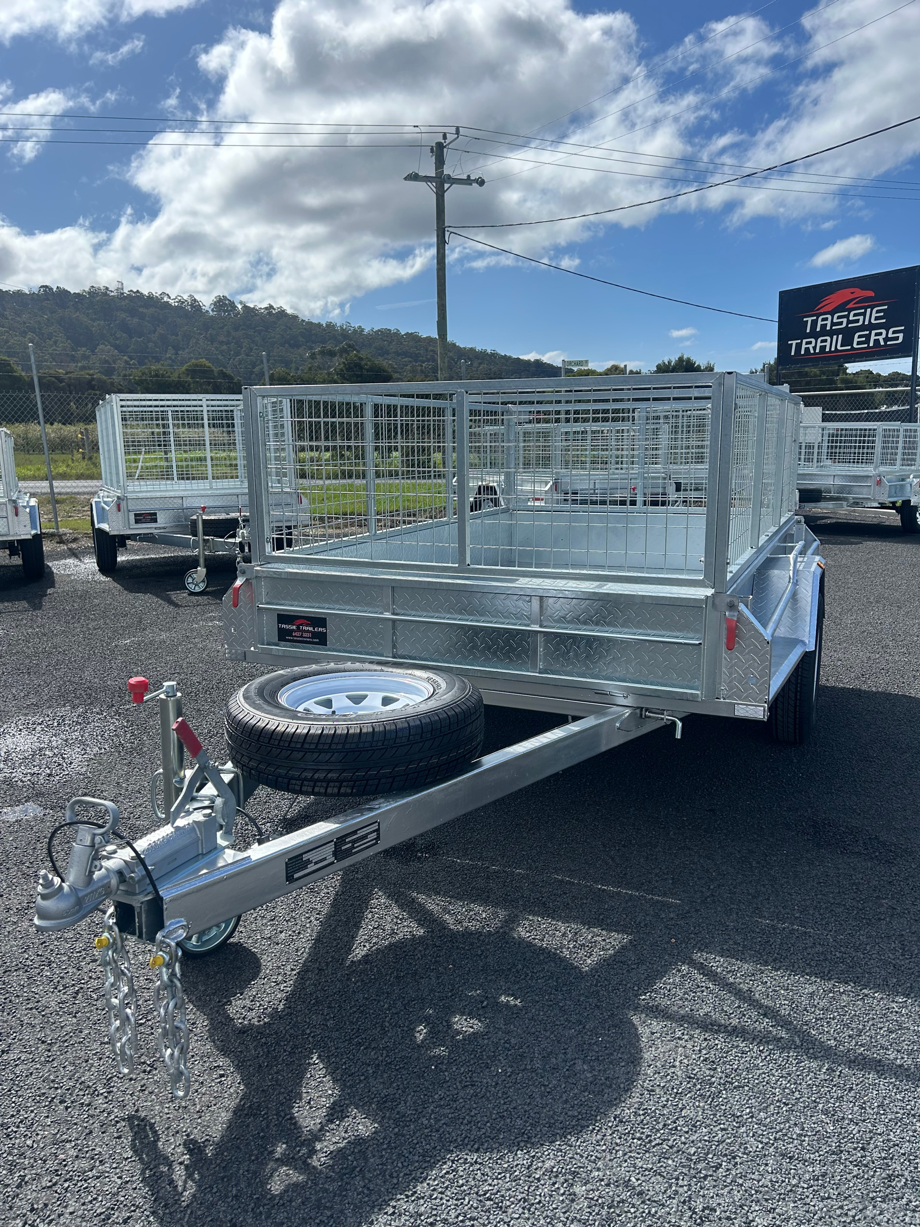 8x5 ft Single Axle Braked