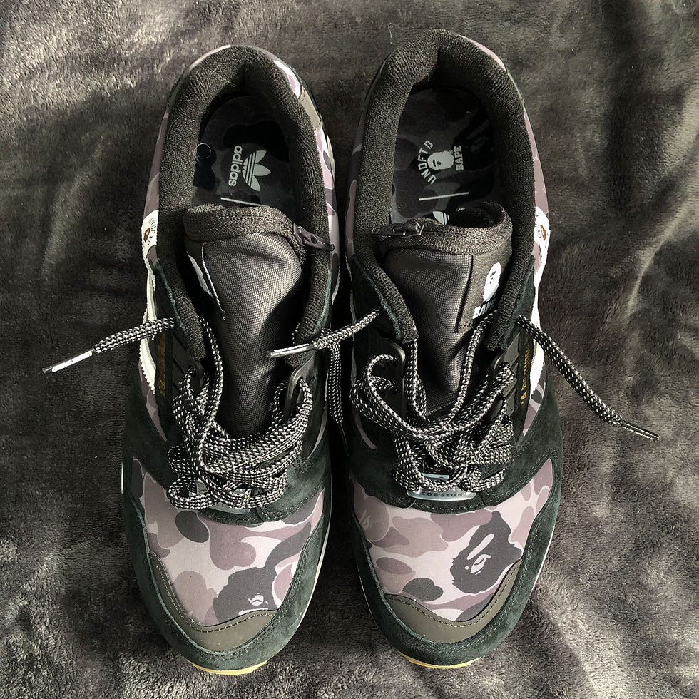 Thumbnail: A BATHING APE X UNDFTD X ADIDAS ZX 8000 "BLACK CAMO"