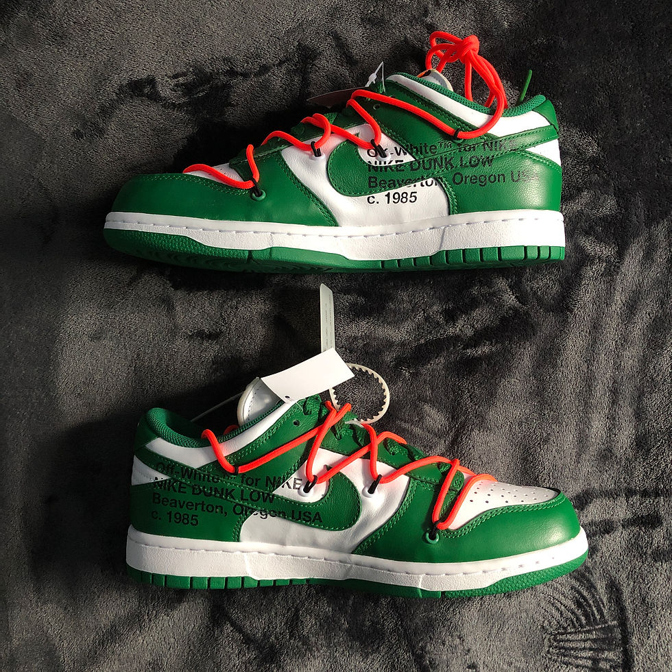 Thumbnail: OFF-WHITE X NIKE DUNK LOW "PINE GREEN"