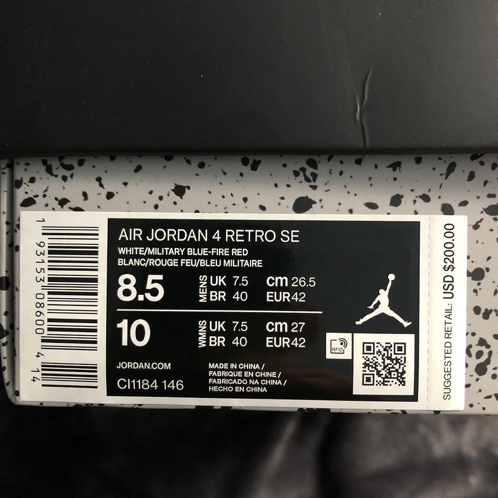 Thumbnail: AIR JORDAN 4 RETRO "WHAT THE"