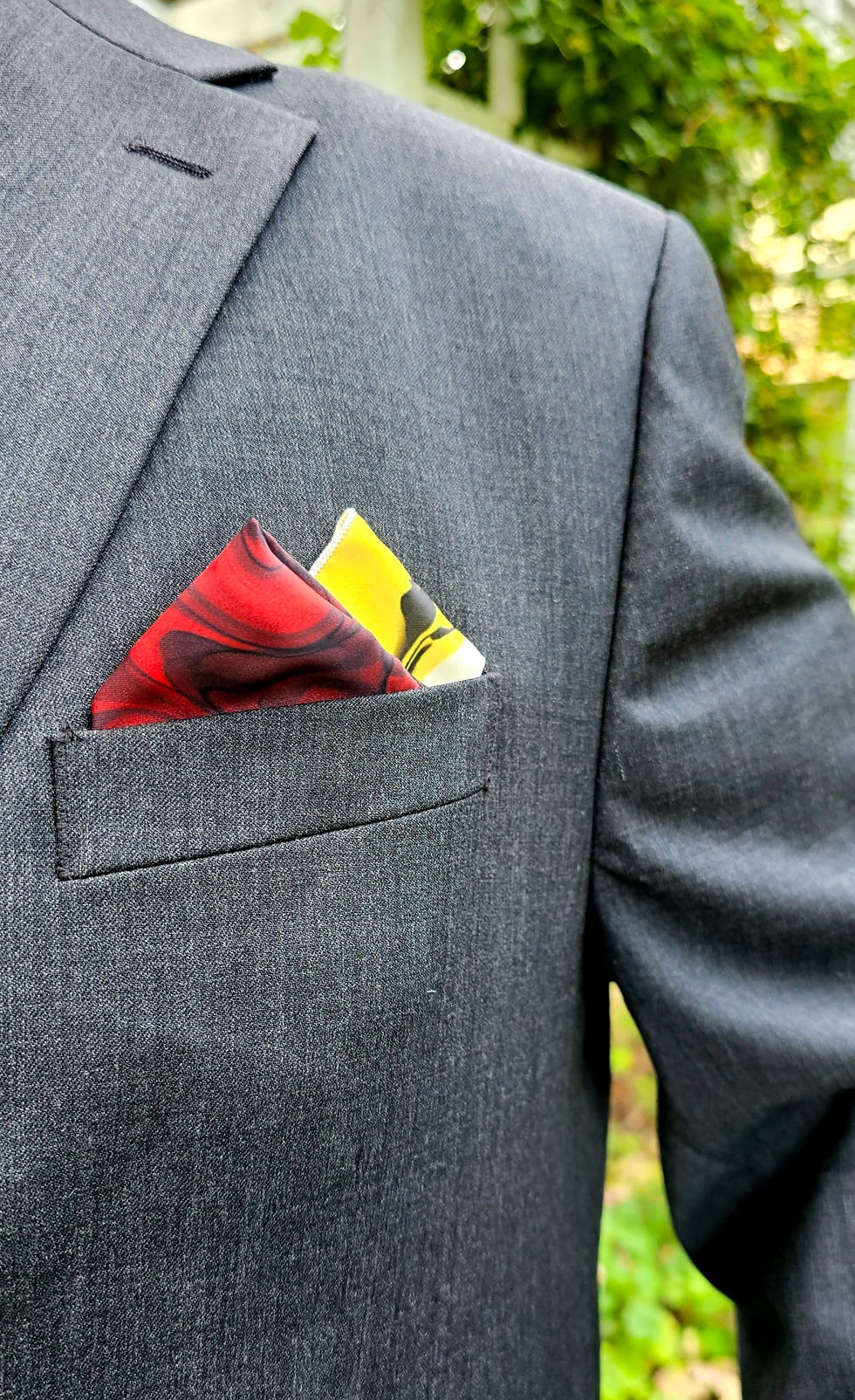 Thumbnail: Seoul Summer | Satin Pocket square | Ashvin