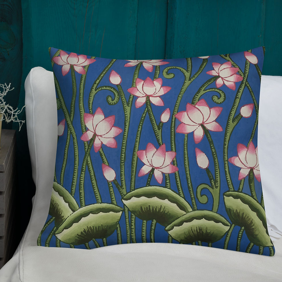 Thumbnail: Pichwai design by Rageshree | Premium Pillow