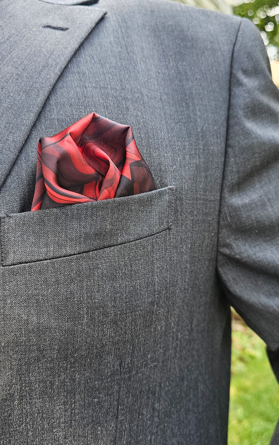 Thumbnail: Seoul Summer | Satin Pocket square | Ashvin