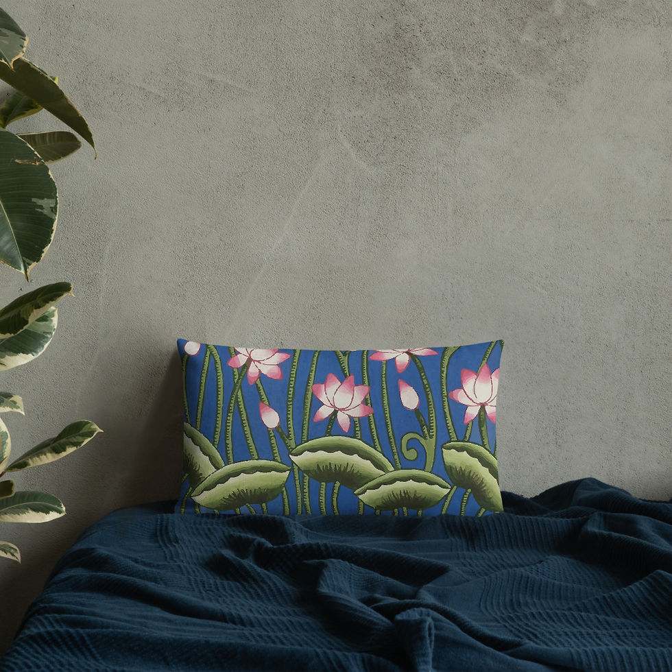 Thumbnail: Pichwai design by Rageshree | Premium Pillow