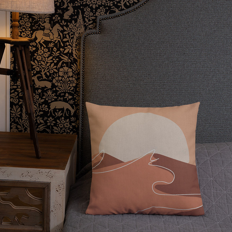 Thumbnail: Dunes by Rageshree | Premium Pillow