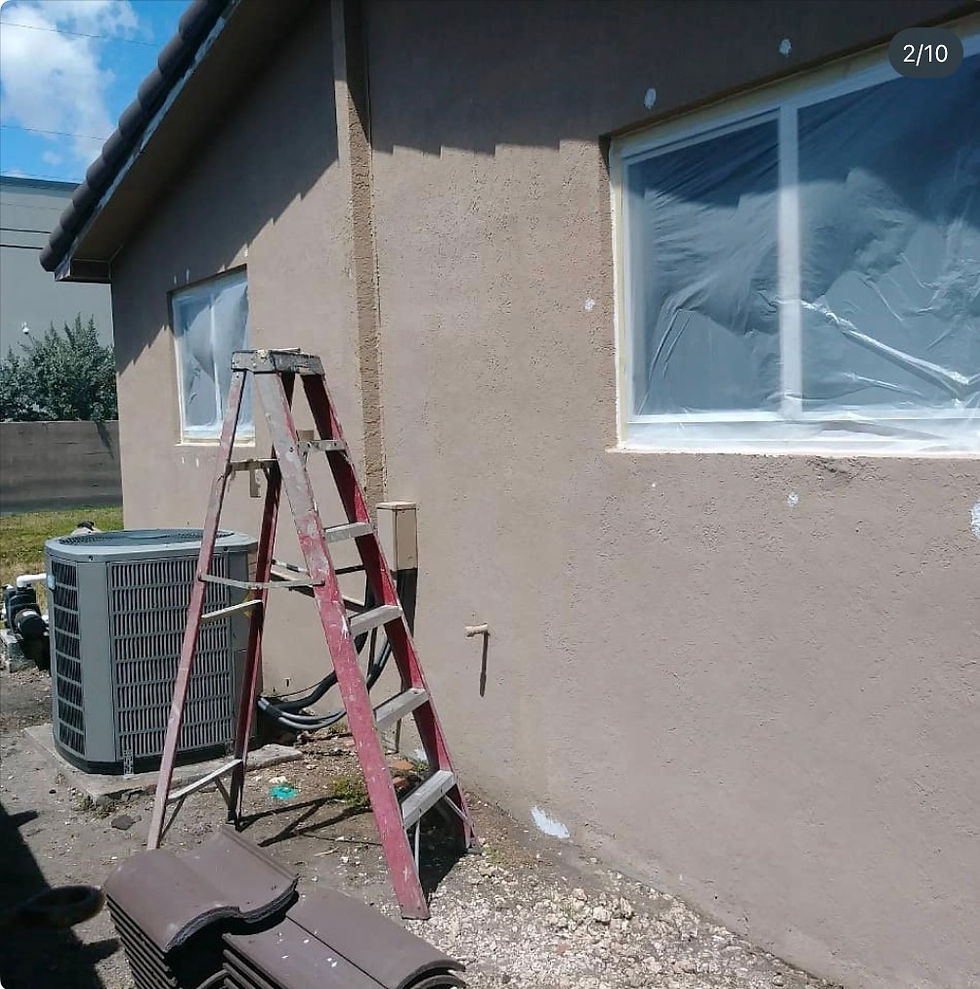 Exterior wall preparation by Lindor Painting