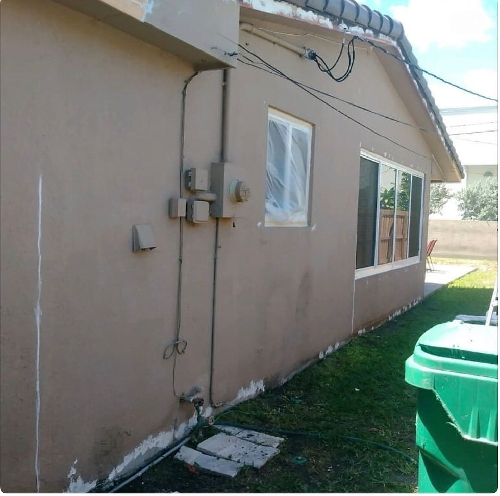 Residential exterior painting in Broward County